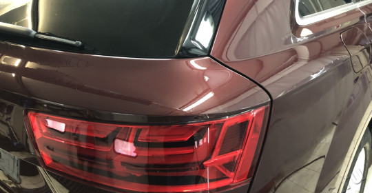  Полировка кузова Audi Q7 и нанесение керамики Ultra One Top