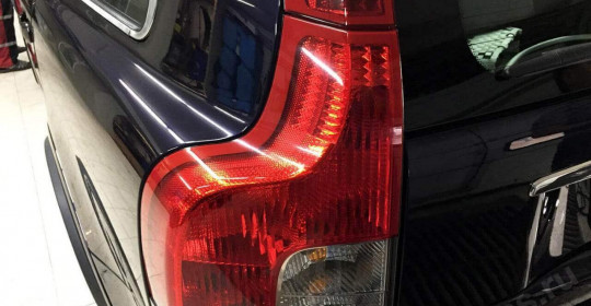 Полировка кузова Volvo XC90 и нанесение 3 слоев жидкого стекла
