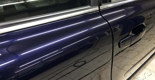 Полировка кузова Volvo XC90 и нанесение 3 слоев жидкого стекла