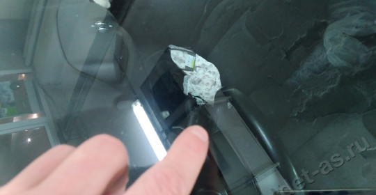 Ремонт скола лобового стекла на автомобиле JEEP RENEGADE
